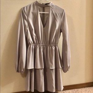 Miss guided gray dress
